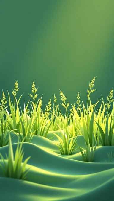Geometric Green Meadow Geometric Green Meadow
