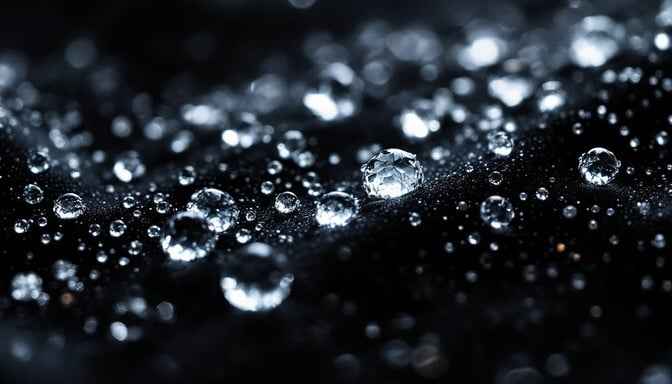 Glittering Water Drops Glittering Water Drops