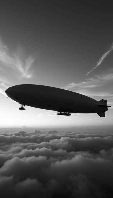 Majestic Zeppelin Silhouette Majestic Zeppelin Silhouette