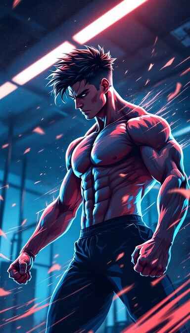 Powerful Anime Warrior