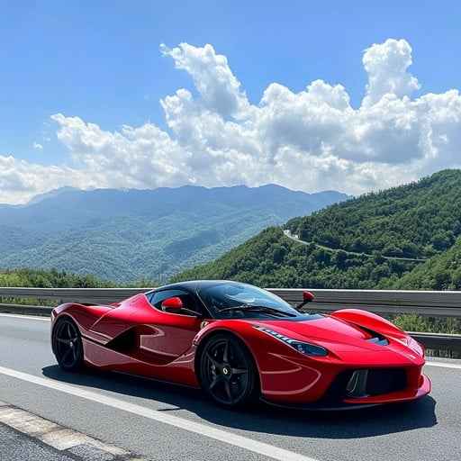 Red sports car