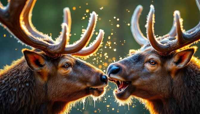 Dueling Elk Dawn