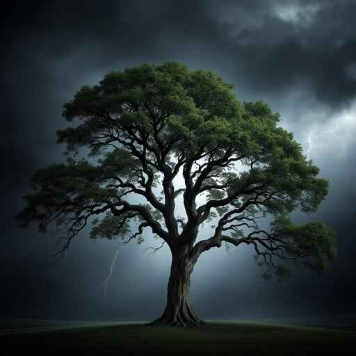 Nature's Dramatic Stand Nature's Dramatic Stand