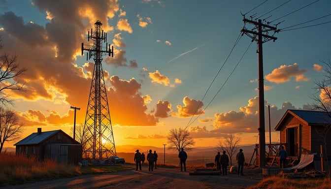 Sunset Tower Silhouettes