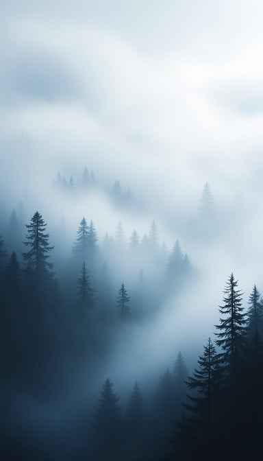 Misty Forest Dawn
