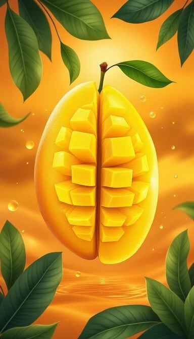 Glowing Mango Art