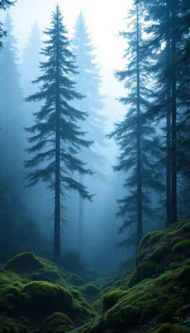 Misty Forest Dawn Misty Forest Dawn