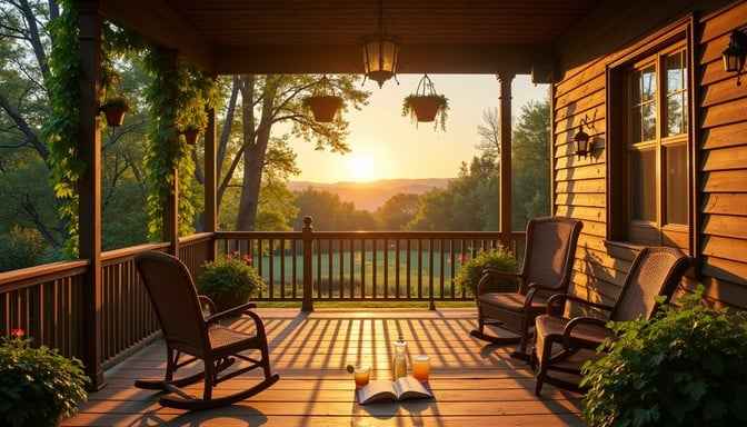 Sunset Porch Serenity Sunset Porch Serenity