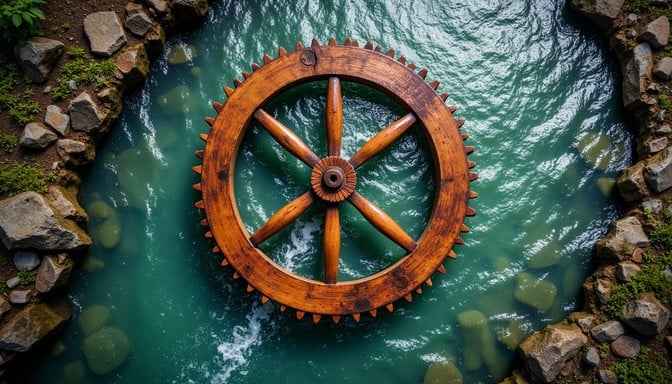 Rustic Water Wheel