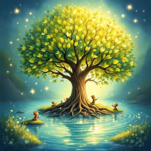 Magical Tree Glows