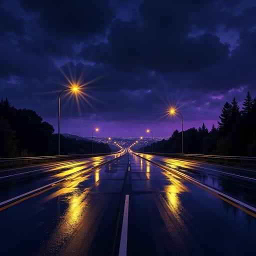 Midnight Highway Reflections Midnight Highway Reflections