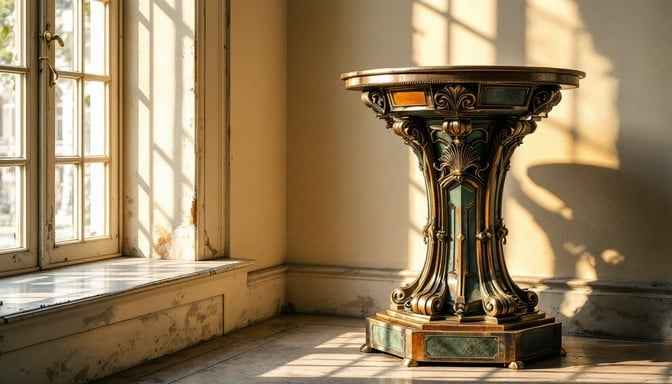 Sunlit Deco Stand