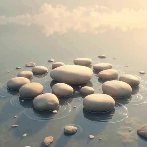 Tranquil water stones
