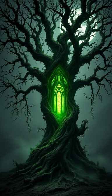 Glowing Gothic Tree