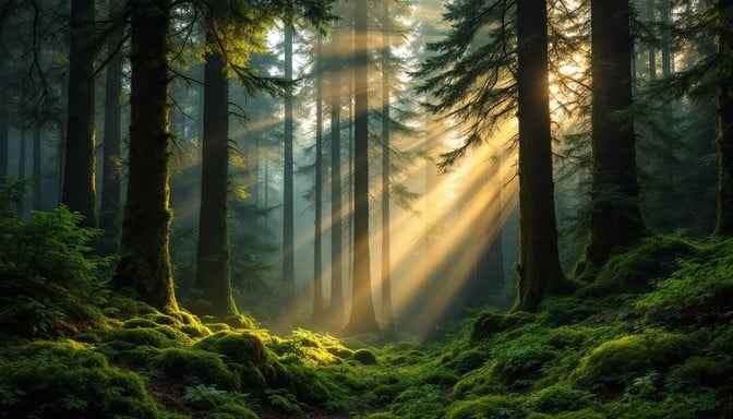 Mystical Forest Light