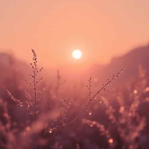 Dewdrops Meet Sunset