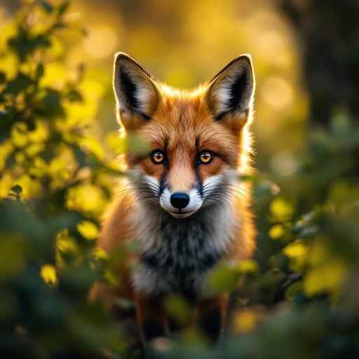 Curious Fox Gazes