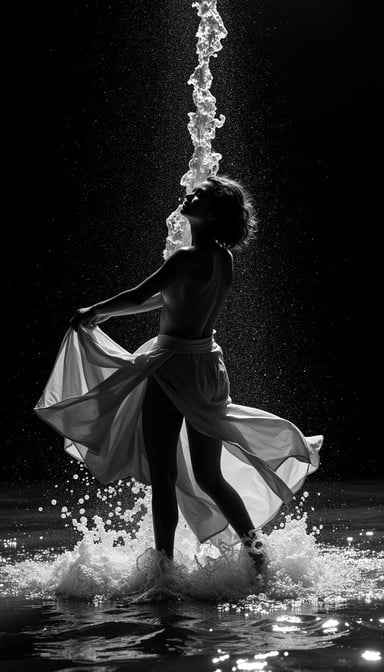 Fluid Motion Silhouette Fluid Motion Silhouette