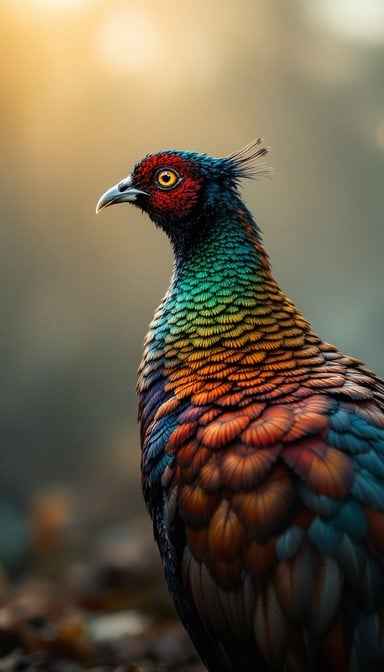 Majestic Pheasant Portrait