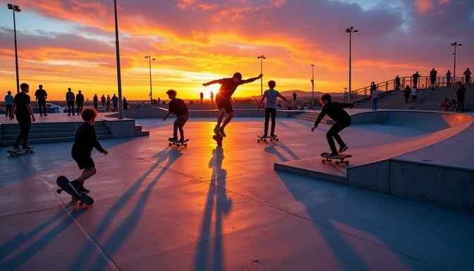 Sunset Skate Session Sunset Skate Session