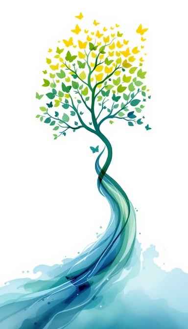 Flowing Life Tree