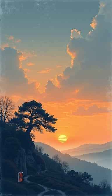 Golden Mountain Serenity