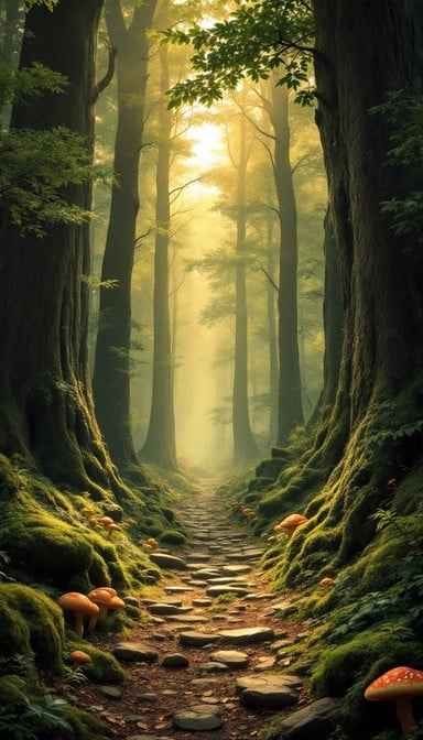 Mystical Forest Path