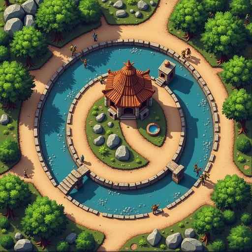 Circular Water Garden Circular Water Garden