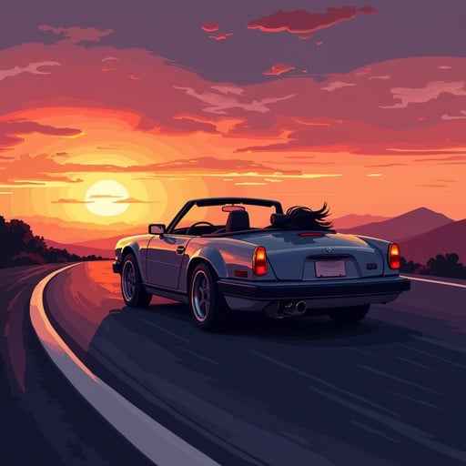 Sunset Pixel Drive