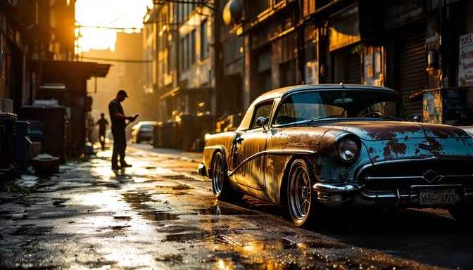 Vintage Street Scene