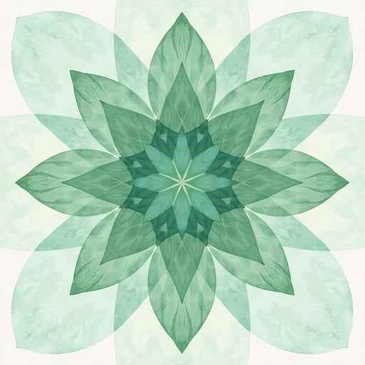 Crystalline Green Mandala