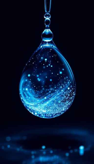 Cosmic Water Drop