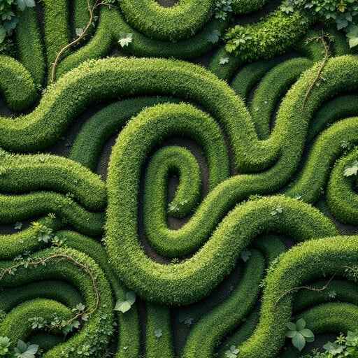 Swirling Garden Maze Swirling Garden Maze