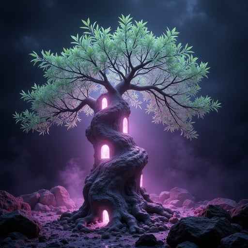 Enchanted Glowing Tree Enchanted Glowing Tree