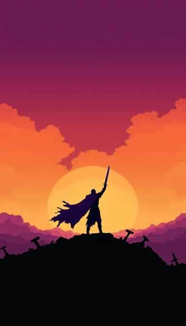 Victory At Sunset