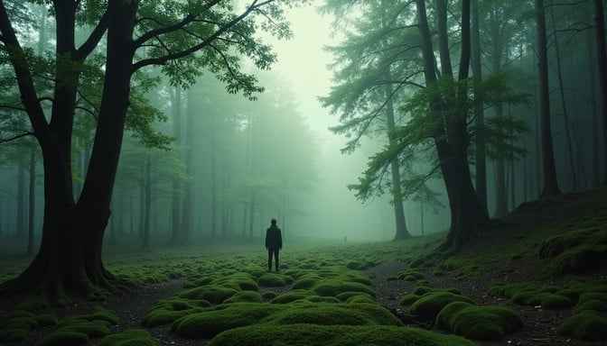 Forest Path Contemplation Forest Path Contemplation