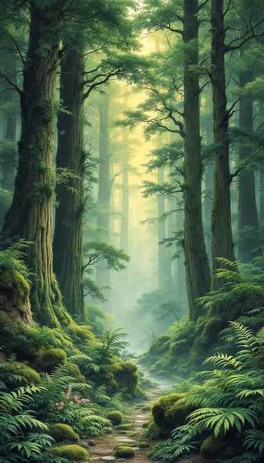 Mystical Forest Path