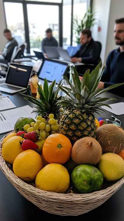 Fruit basket foreground Fruit basket foreground