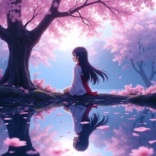 Cherry Blossom Contemplation