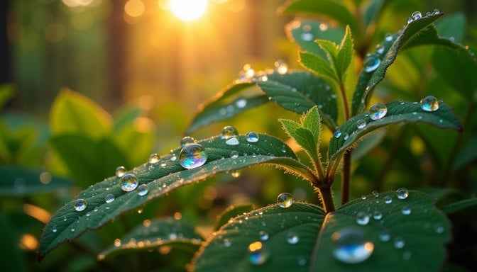 Glistening Morning Dew
