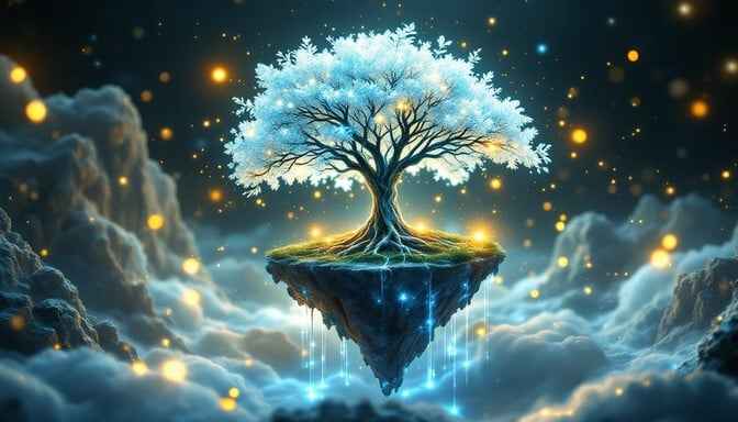 Magical Floating Tree