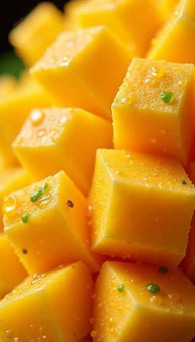 Golden Mango Cubes
