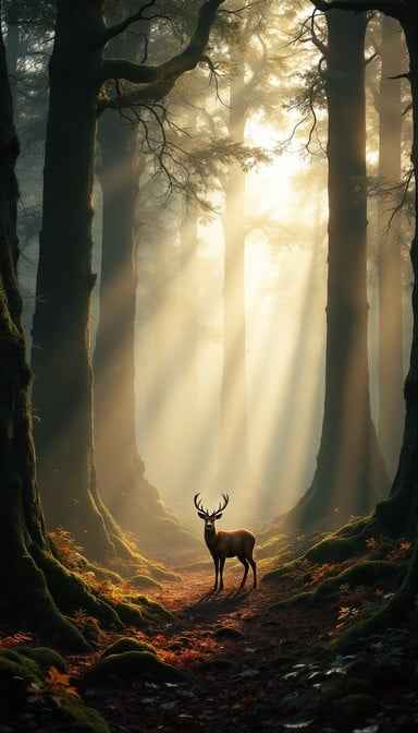 Mystical Forest Deer