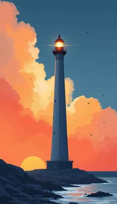 Beacon At Sunset Beacon At Sunset