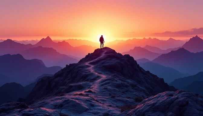 Summit at Sunset