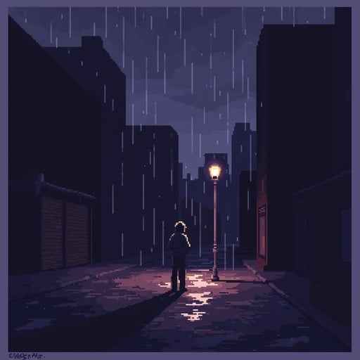 Rainy Pixel Solitude Rainy Pixel Solitude