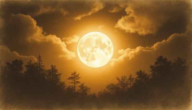 Golden Moon Rising Golden Moon Rising
