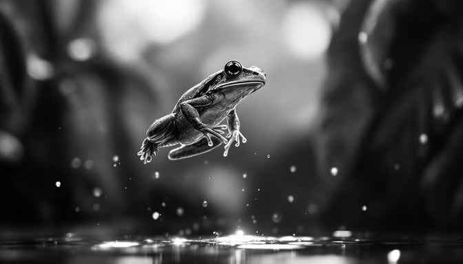 Leaping Frog Moment Leaping Frog Moment