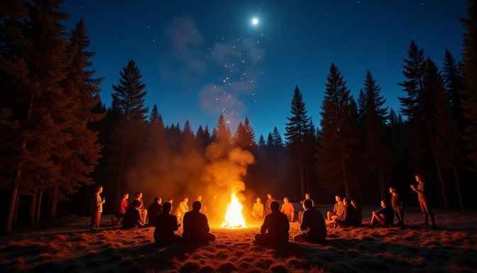 Moonlit Forest Gathering Moonlit Forest Gathering