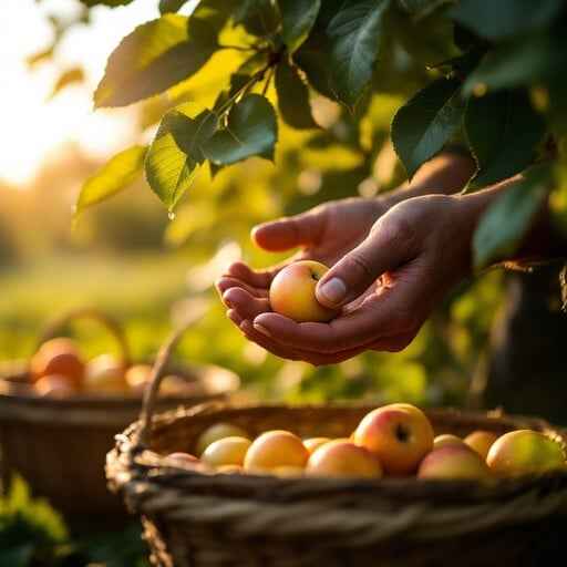 Orchard morning bounty Orchard morning bounty